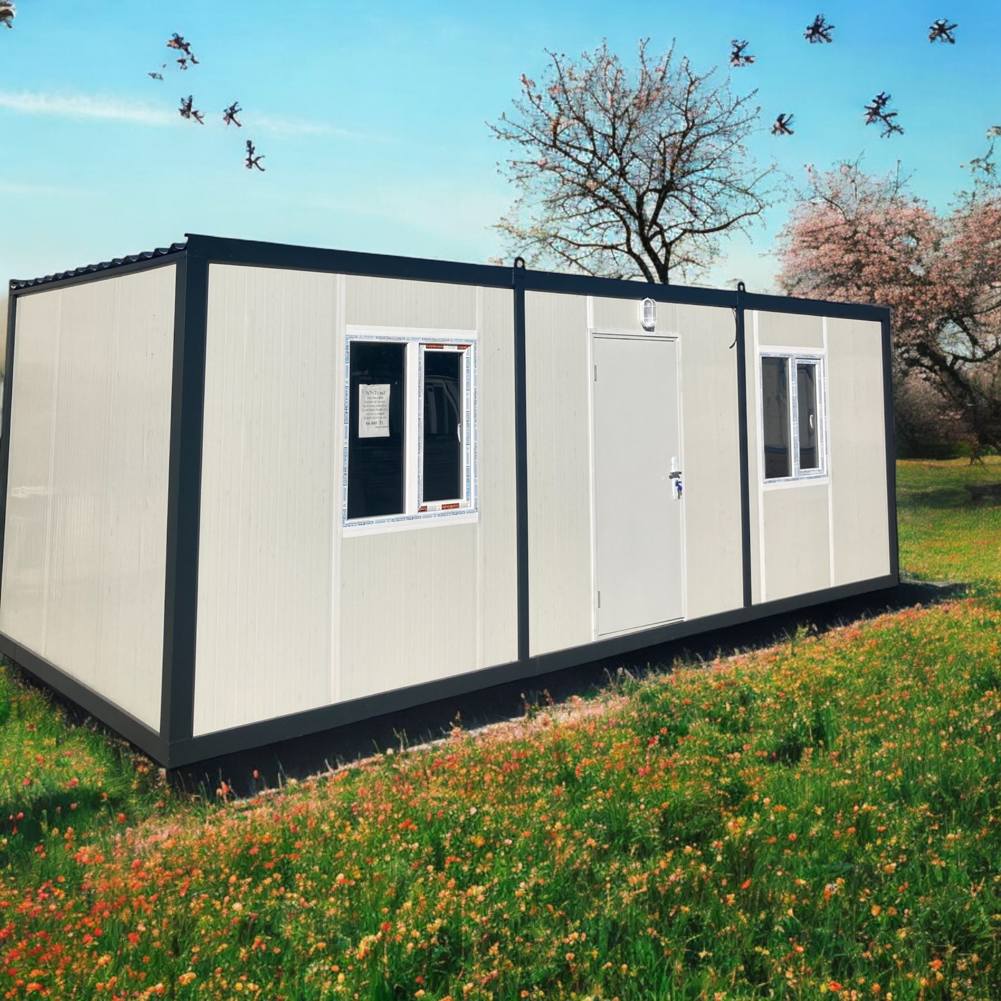 21 metrekare Konteyner