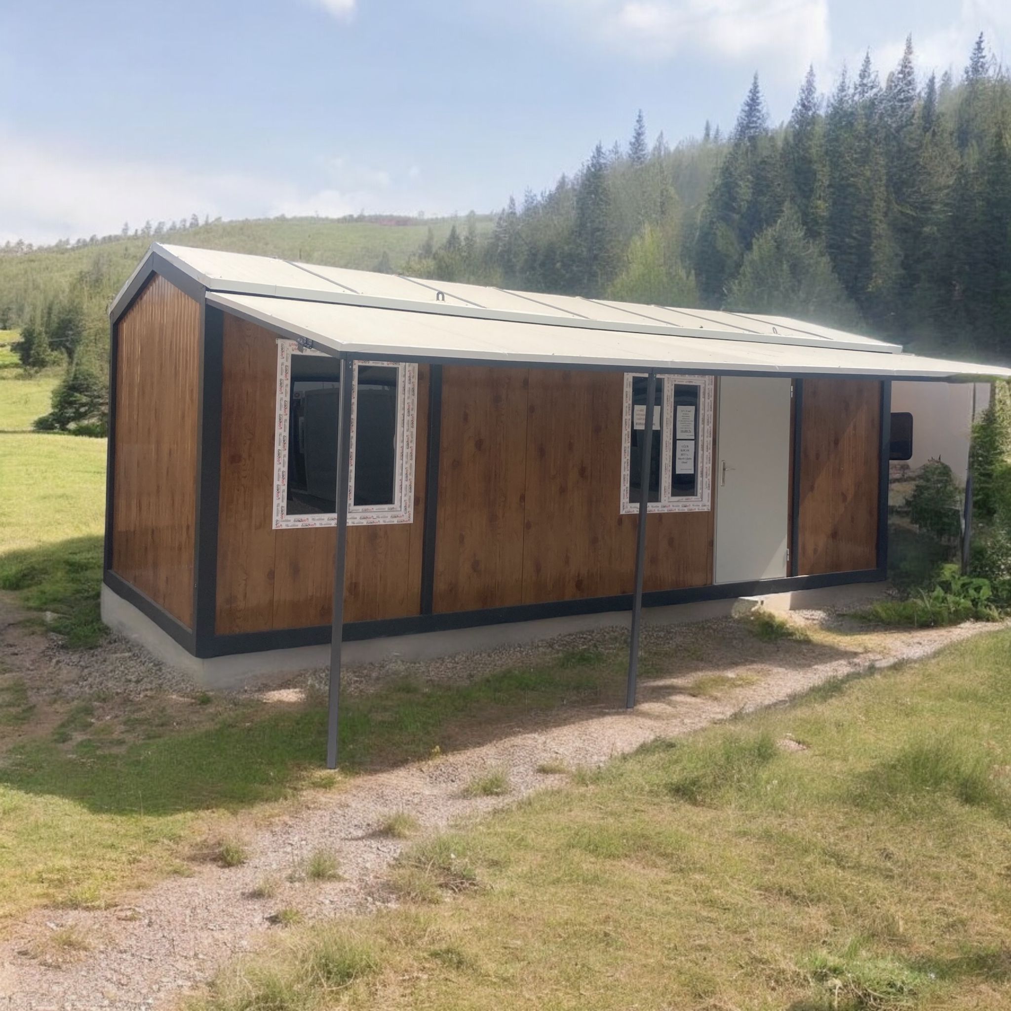 Ahşap Görünümlü Konteyner