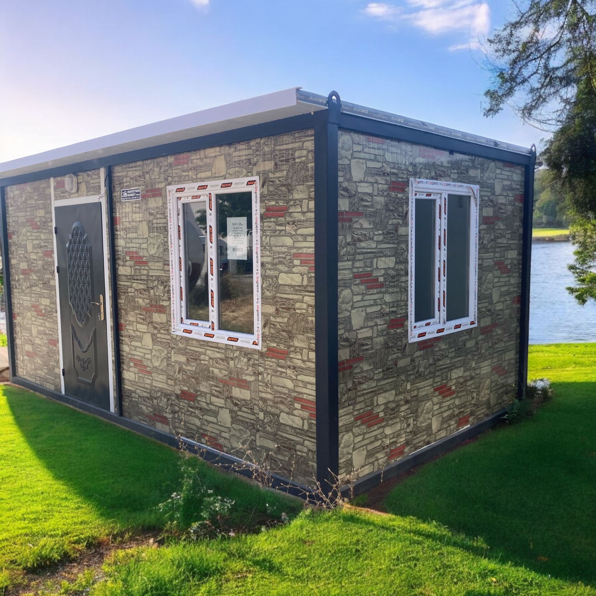 TAŞ DESENLİ KONTEYNER