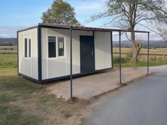 Tek Oda Verandalı Konteyner