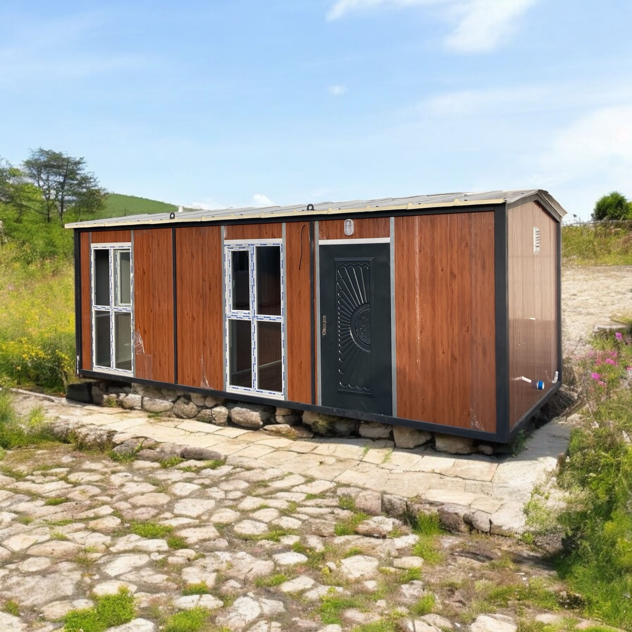 Beşik Çatılı Konteyner