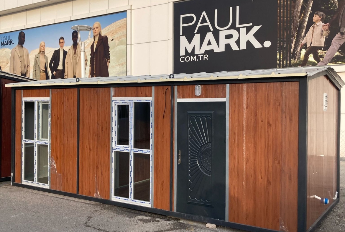 Beşik Çatılı Konteyner