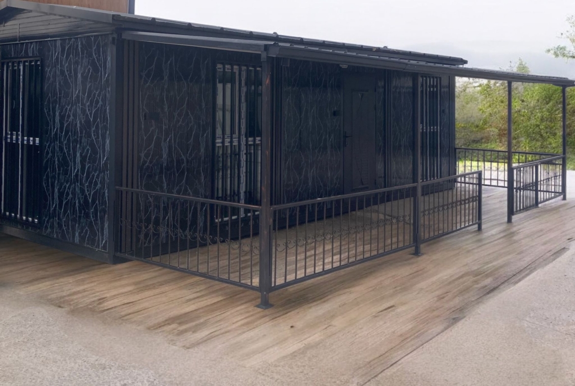 4x8 Balkon Demirli Konteyner