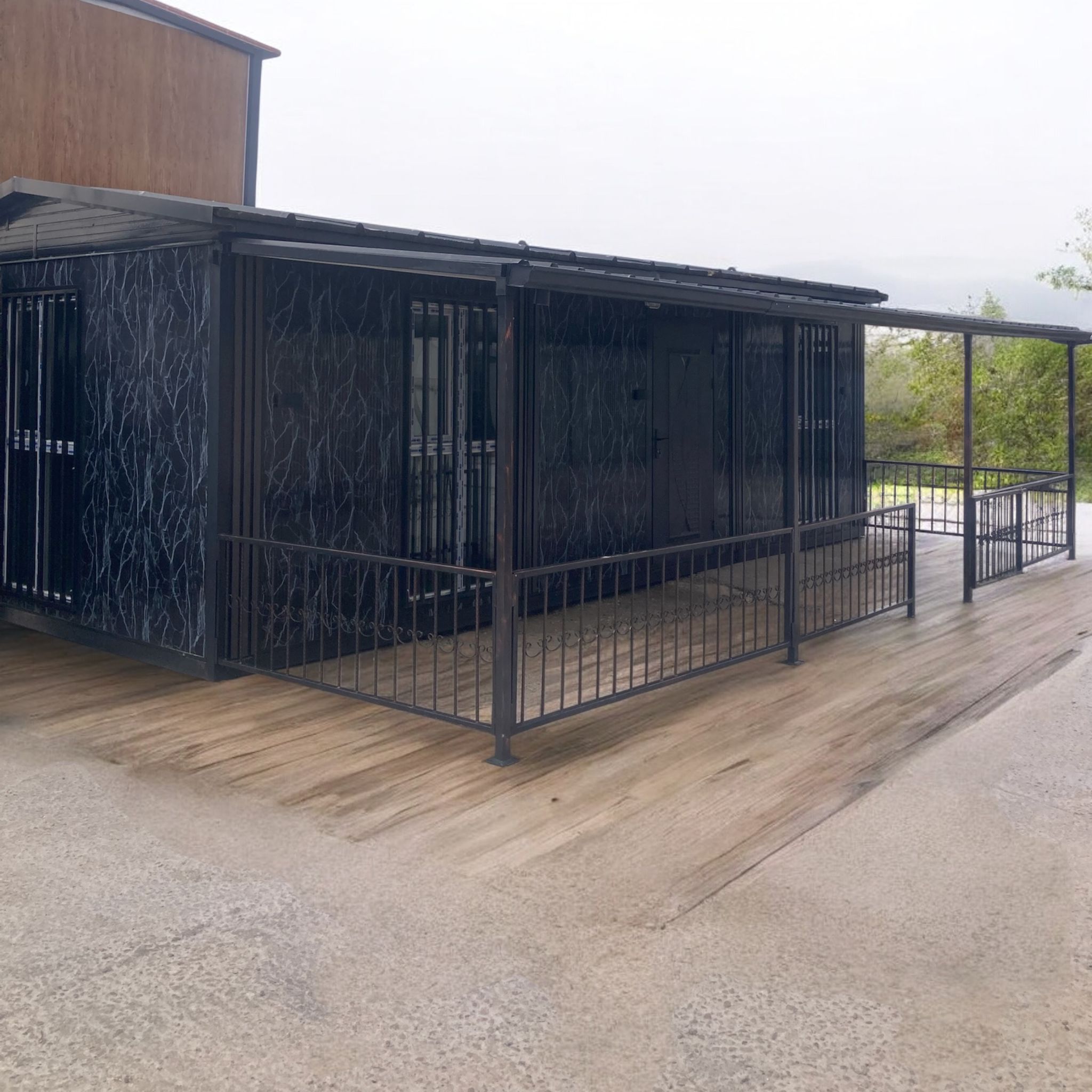 4x8 Balkon Demirli Konteyner