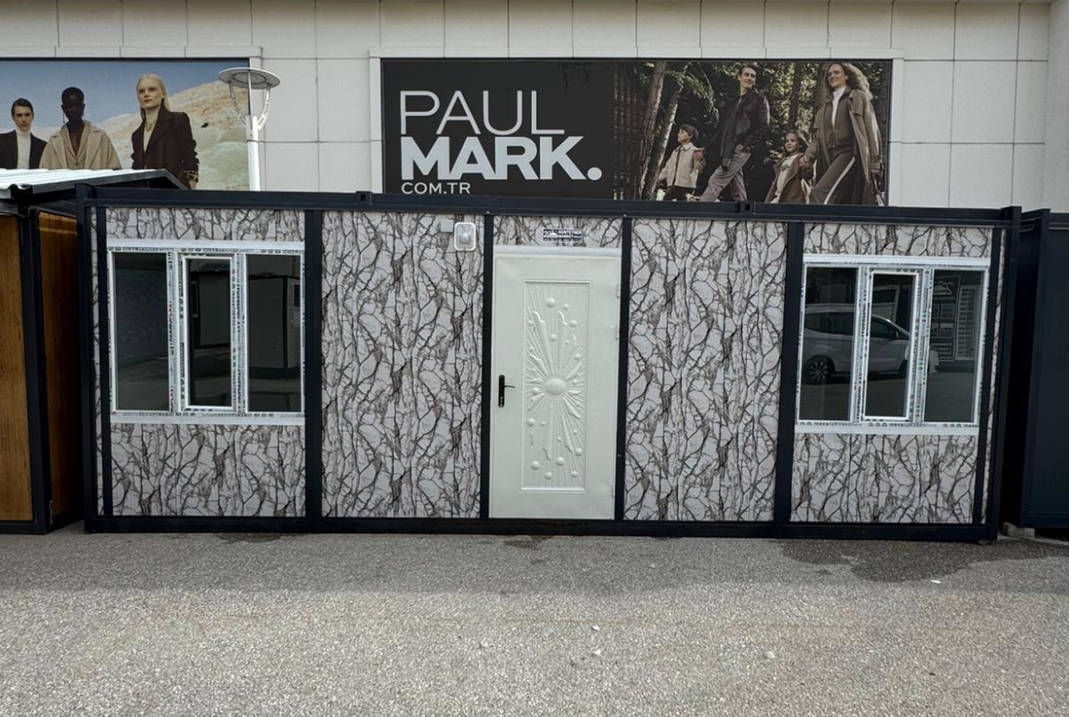 21 metrekare konteyner